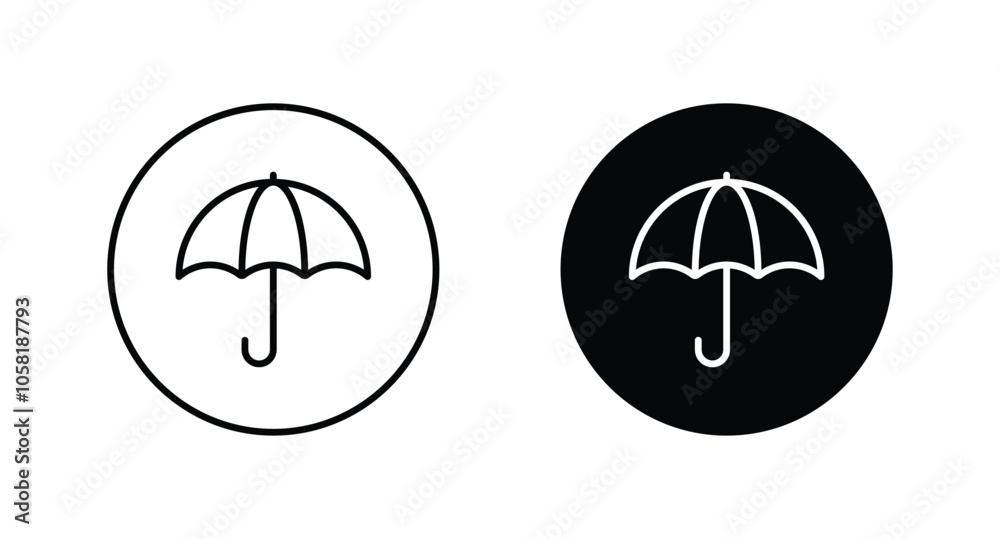 Umbrella Icon Vector for web, computer and mobile app Umbrella Icon Vector for web, computer and mobile app
