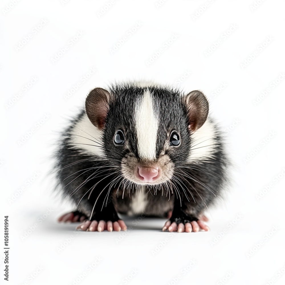 Fototapeta premium skunk isolated on white background