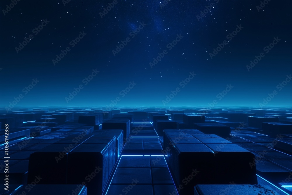 Obraz premium Cube World