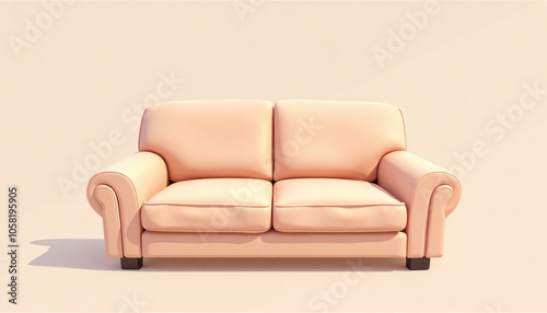 Elegant Sofa, Modern Design, Home Comfort