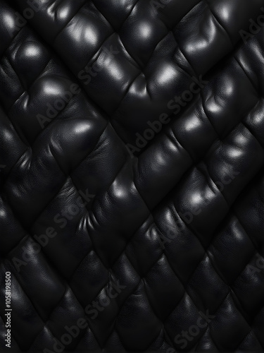 Black leather texture