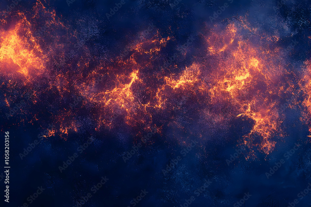 Fiery Abstract Background Illustration: Glowing Embers Fiery Abstract Background Illustration: Glowing Embers