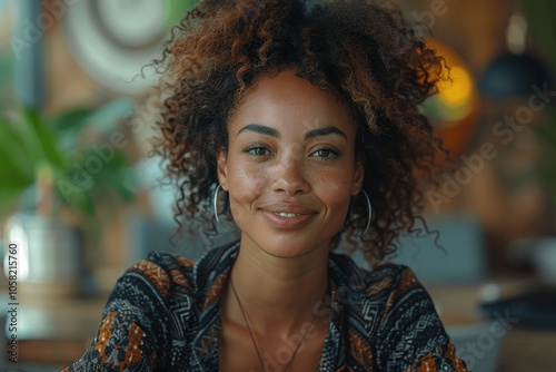 Cheerful businesswoman leading project discussion with diverse team in office meeting