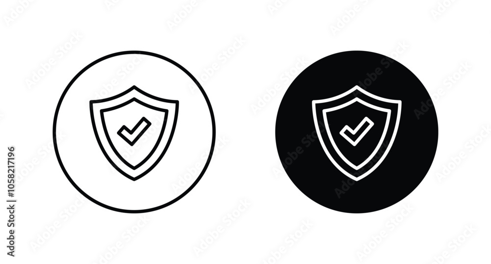 shield icon vector. Security symbol icon . Shield with check mark icon shield icon vector. Security symbol icon . Shield with check mark icon