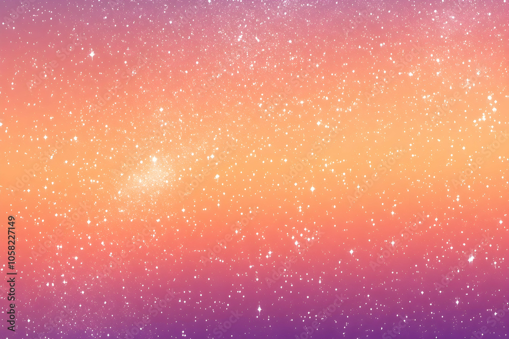 Sparkle Abstract Background, Pink and Orange Gradient Sparkle Abstract Background, Pink and Orange Gradient