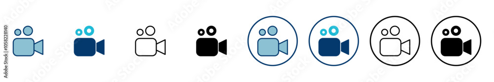 Video camera icon vector isolated on white background. Video camera vector icon. Camera Icons. Movie Sign. Cinema Video camera icon vector isolated on white background. Video camera vector icon. Camera Icons. Movie Sign. Cinema