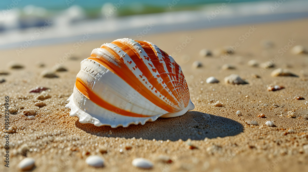 Obraz premium Seashell on the beach
