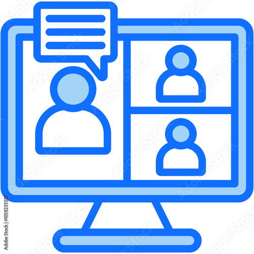 Online Meeting Icon