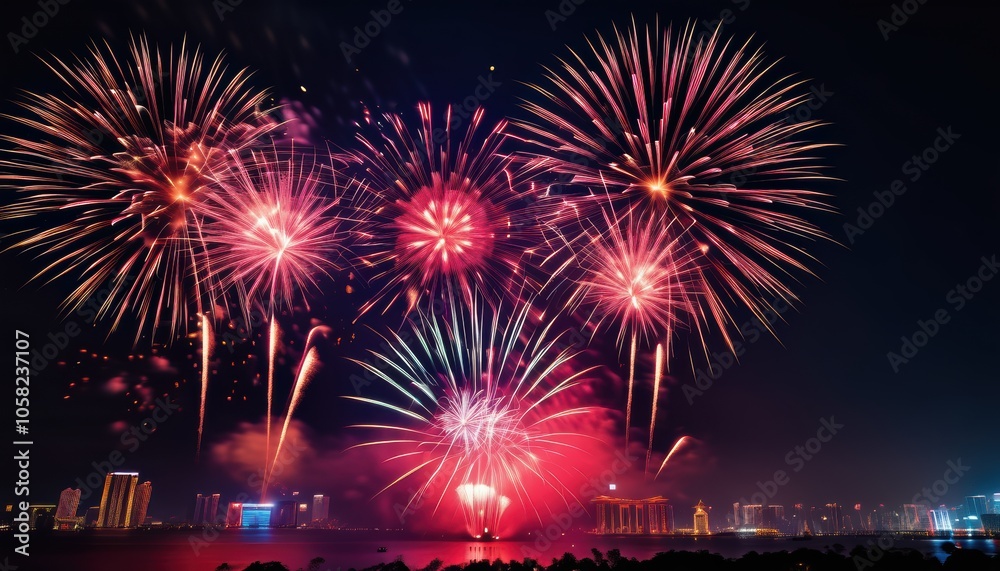 Vibrant fireworks Vibrant fireworks