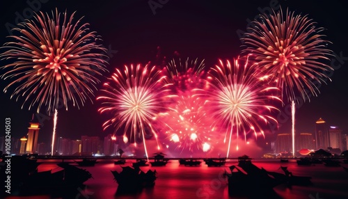 Vibrant fireworks photo