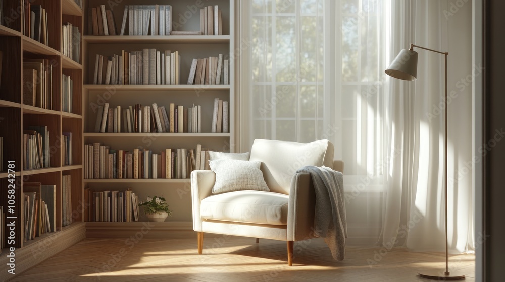 Cozy Reading Nook with Natural Light