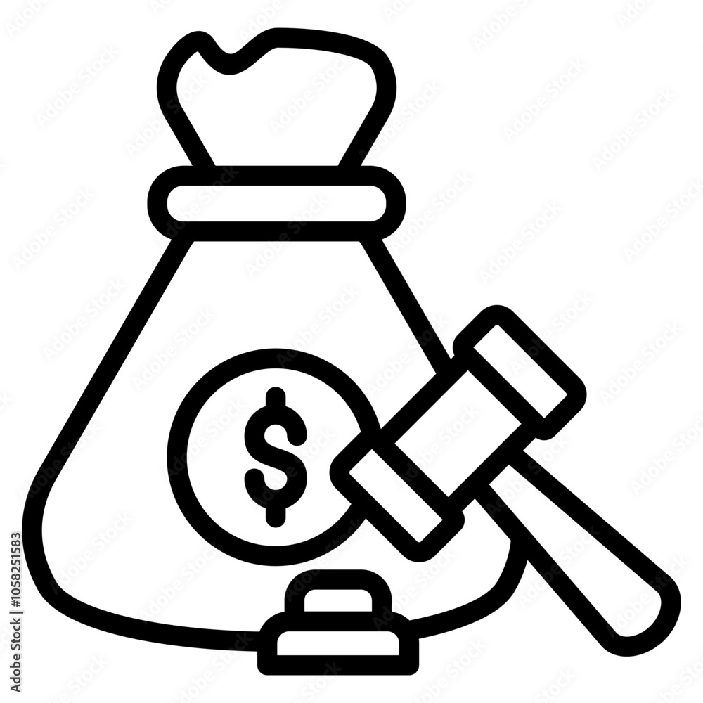Economic Sanctions Icon Economic Sanctions Icon