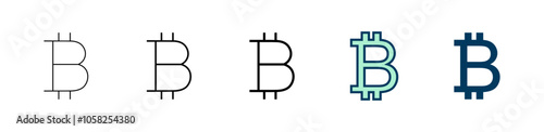 Bitcoin icon logo design. bitcoin sign and symbol. payment symbol. cryptocurrency logo