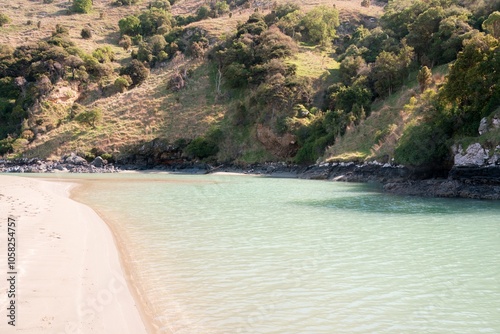 Okains Bay Beach: Scenic Coastal Paradise in New Zealand photo