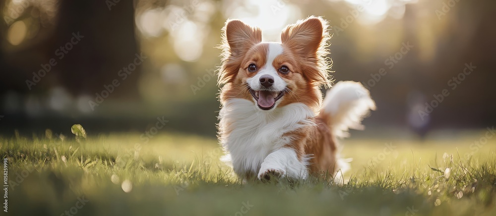 Capturing the joy of a dog frolicking in the summer grass. Capturing the joy of a dog frolicking in the summer grass.