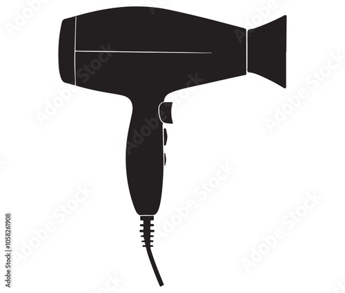 Hair dryer icon collection, Dryer isolated on white background