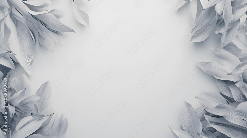 white paper with blue feathers white paper with blue feathers