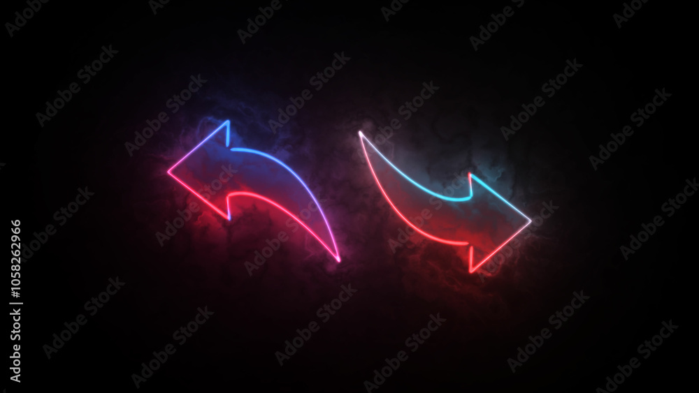 Right and left Arrow. Right and left Arrow.