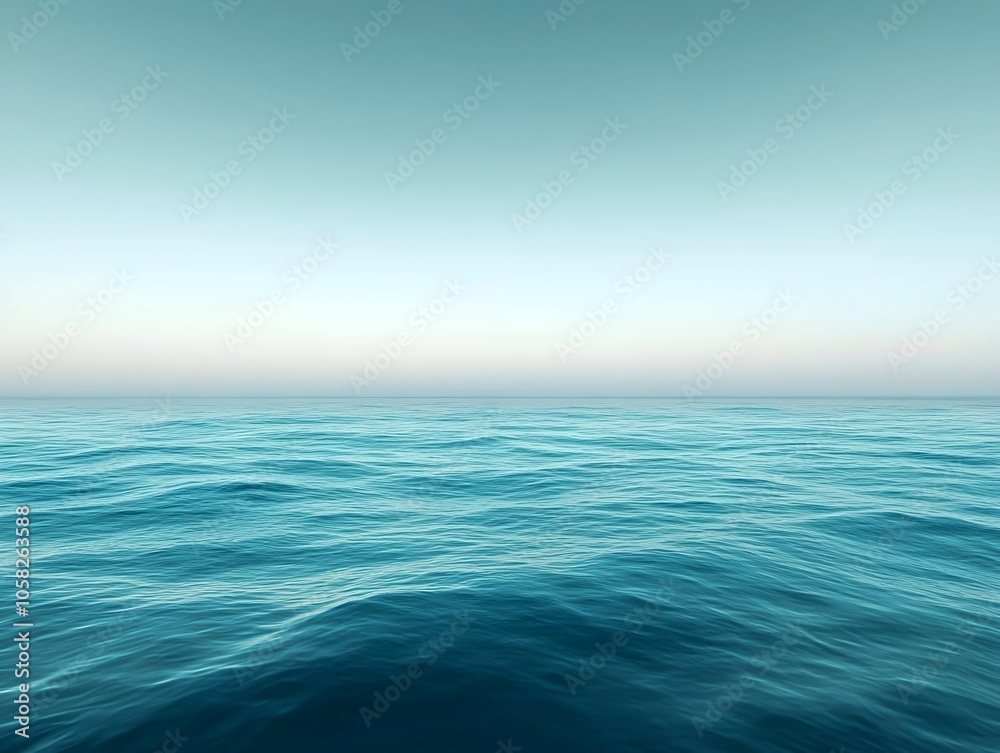 A serene view of calm ocean waters at dawn, featuring gentle waves under a pastel sky, creating a tranquil and peaceful atmosphere. A serene view of calm ocean waters at dawn, featuring gentle waves under a pastel sky, creating a tranquil and peaceful atmosphere.