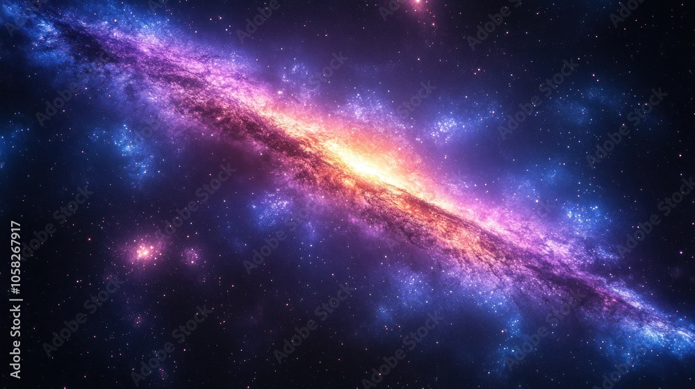 A vibrant galaxy with swirling colors and cosmic elements. A vibrant galaxy with swirling colors and cosmic elements.