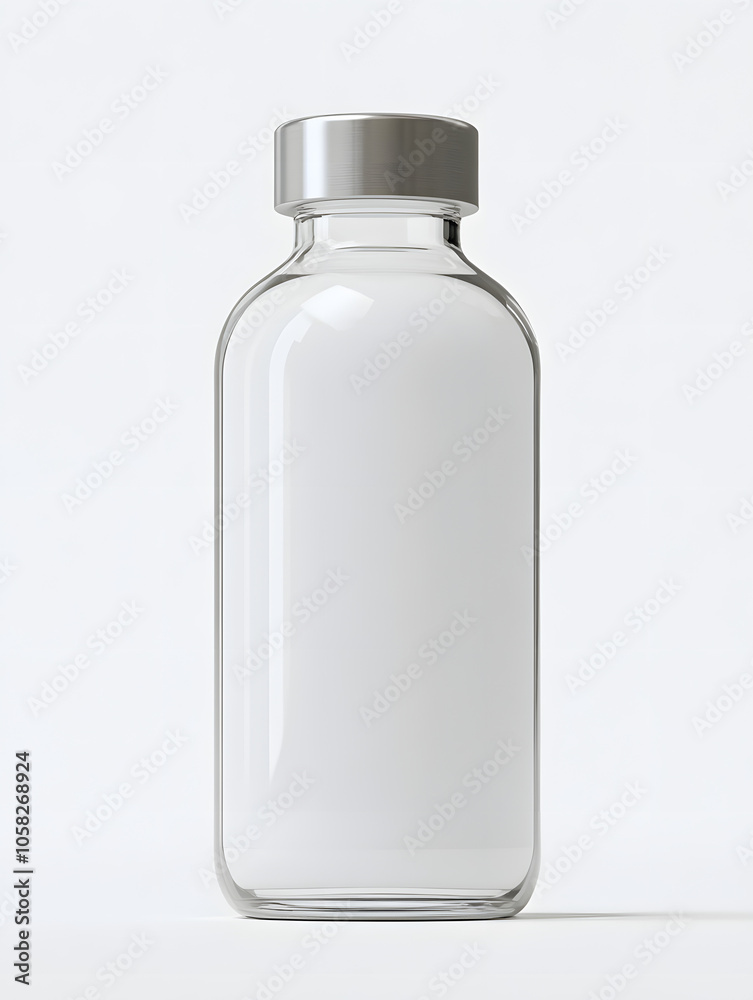 9薬、サプリメント、化粧品などの白いモックアップ用の容器/White mock-up containers for medicines, supplements and cosmetics　Gererated AI