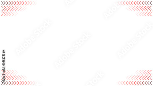 Background white with red gradient arrow. Vector can be used for banners, posters, power points, templates, slides, etc.