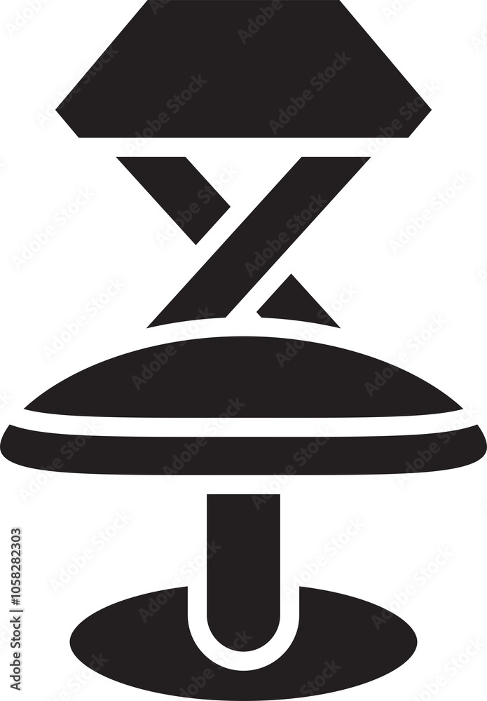 Chair Glyph Icon Chair Glyph Icon