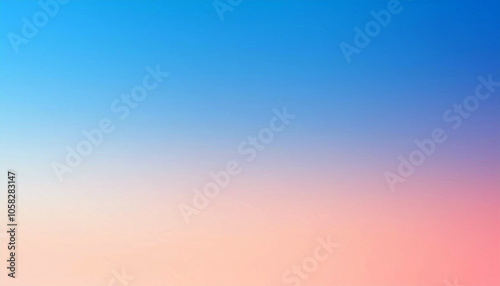 Serene Blue to Pink Sky Gradient