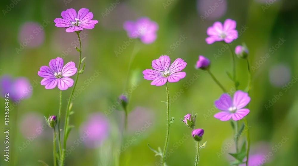 A close-up of delicate pink flowers in a lush green background, showcasing nature's beauty. A close-up of delicate pink flowers in a lush green background, showcasing nature's beauty.