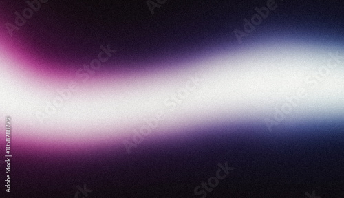 Vibrant dark pink purple black color grainy backdrop design. Abstract glowing colors wave shaped noisy texture, flowing colors gradient on black, website header design, cover, banner