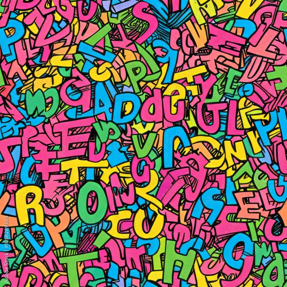seamless pattern of retro pop art comic book words seamless pattern of retro pop art comic book words