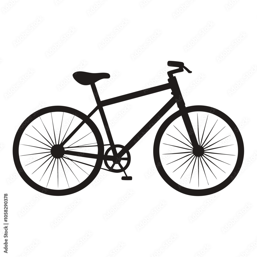 bicycle-a-silhouette-vector-with-white-background bicycle-a-silhouette-vector-with-white-background
