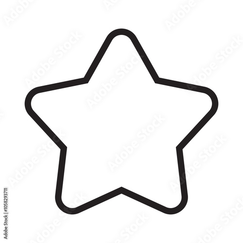 Star icon. Favorite icon.