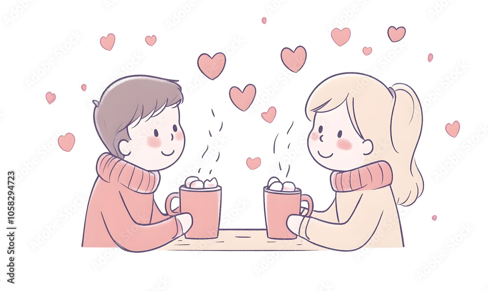 Whimsical Heartfelt Scenes of Love and Friendship. Engaging in Joyful and Romantic Moments in Vibrant Settings Whimsical Heartfelt Scenes of Love and Friendship. Engaging in Joyful and Romantic Moments in Vibrant Settings