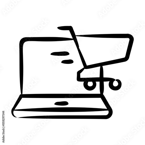 Virtual Shopping Icon