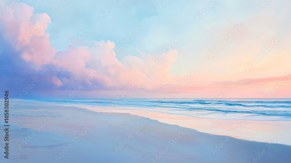 Tranquil Beach Sunset