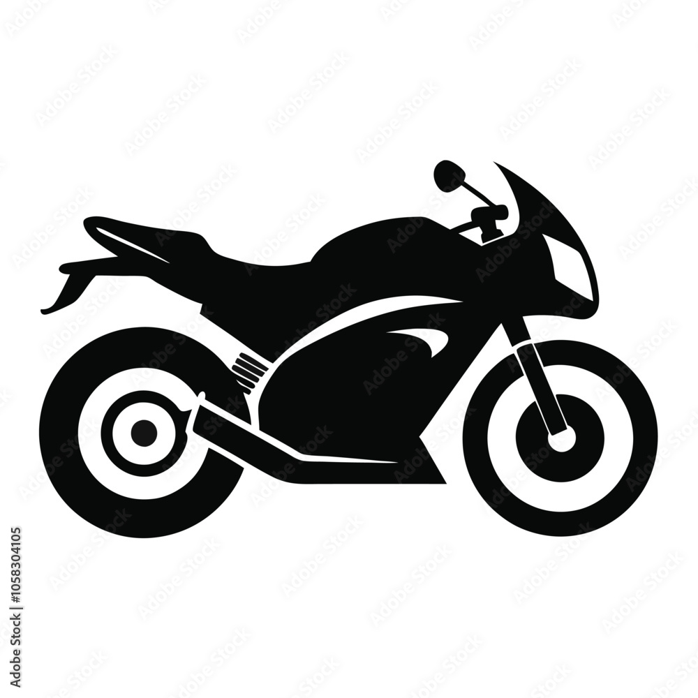 Motorcycle-a-silhouette-vector-with-white-background Motorcycle-a-silhouette-vector-with-white-background