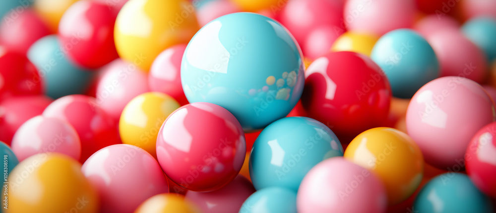 Colorful Easter Eggs Closeup. Colorful Easter Eggs Closeup.