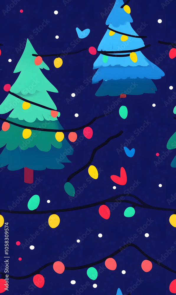 Seamless Pattern Whimsical Christmas and New Year Doodles Featuring Festive Icons, Cozy Winter Scenes, and Seasonal Decorations in Vibrant Colors Seamless Pattern Whimsical Christmas and New Year Doodles Featuring Festive Icons, Cozy Winter Scenes, and Seasonal Decorations in Vibrant Colors
