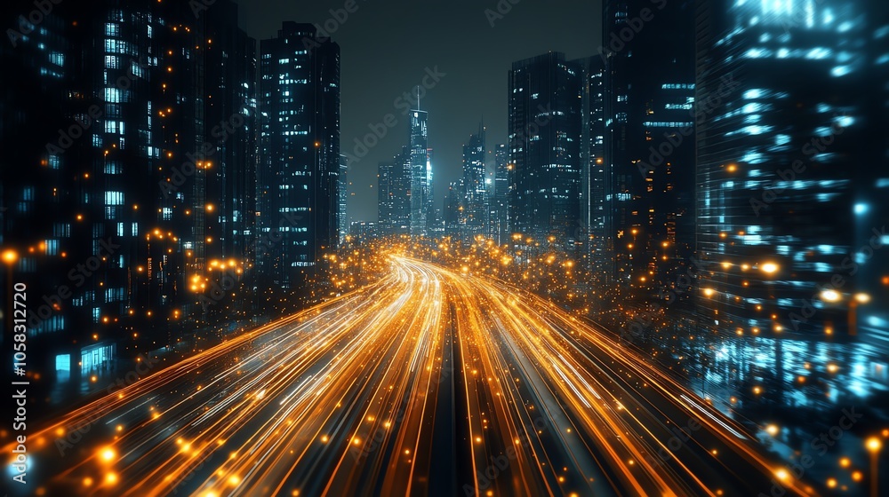 Obraz premium The demand for AI-driven solutions is accelerating digital transformation across industries.