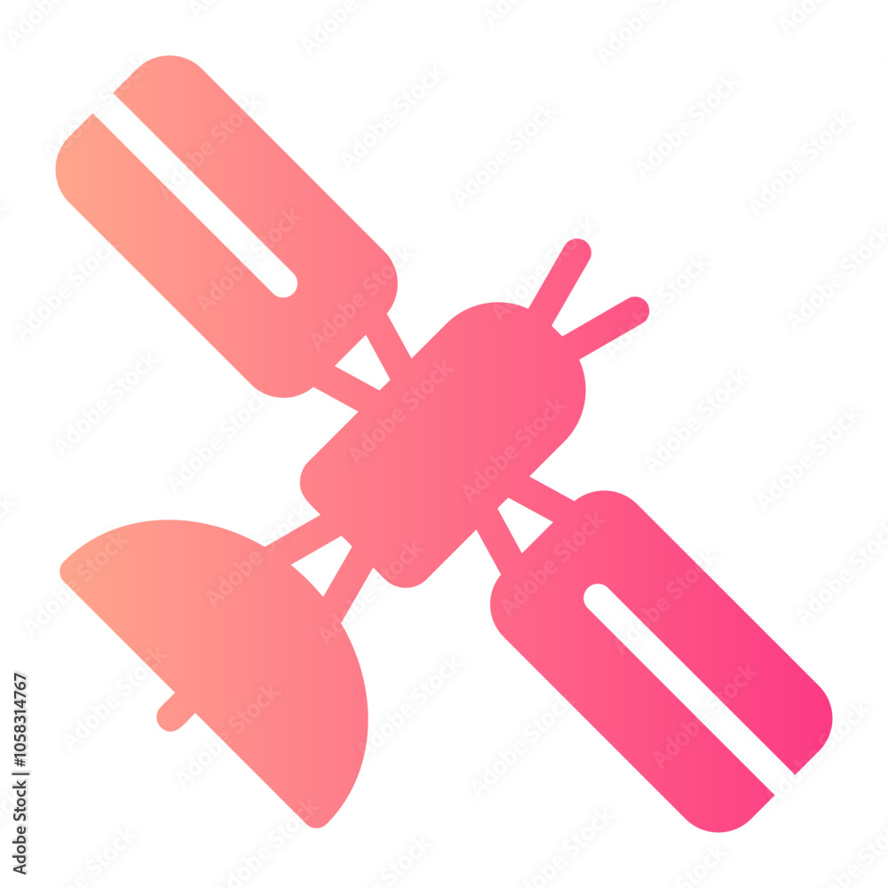satellite Gradient icon