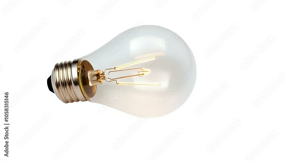 Smart Light Bulb on White Background Smart Light Bulb on White Background