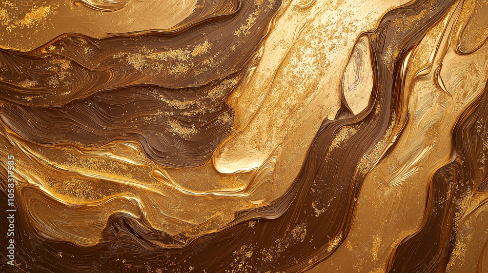 Luxurious Gold and Brown Abstract Texture Luxurious Gold and Brown Abstract Texture