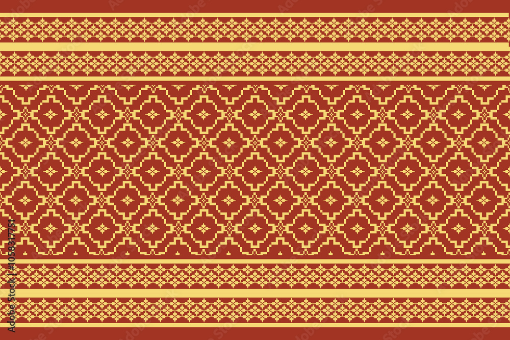 ethnic floral pattern seamless vector design ethnic floral pattern seamless vector design