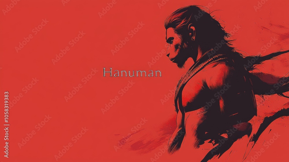 Hindu deity: Hanuman, revered as powerful figure in Ramayana, an avatar of Shiva, celebrated during major festivals such as Hanuman Jayanti, Ram Navami, Dasara, symbolizing strength, devotion. Hindu deity: Hanuman, revered as powerful figure in Ramayana, an avatar of Shiva, celebrated during major festivals such as Hanuman Jayanti, Ram Navami, Dasara, symbolizing strength, devotion.