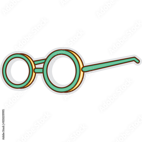 Glasses Sticker