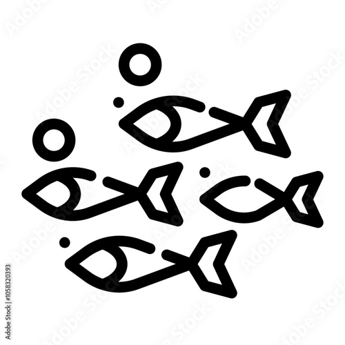 school of fish icon