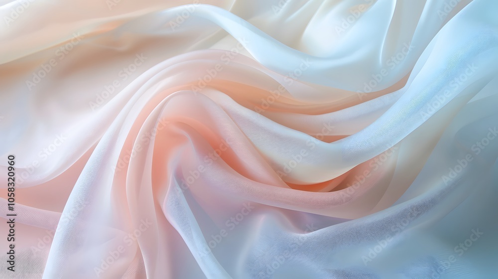 Soft Flowing Fabric in Gentle Motion Soft Flowing Fabric in Gentle Motion
