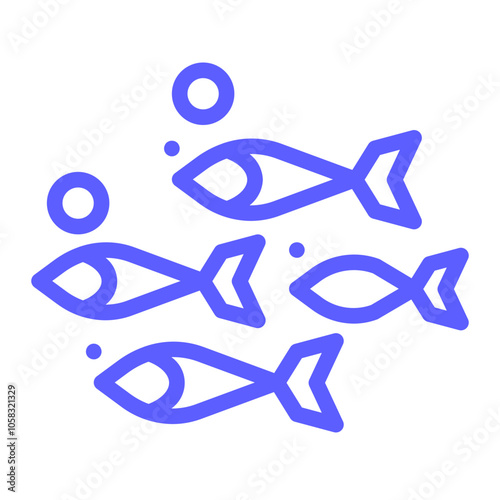school of fish icon
