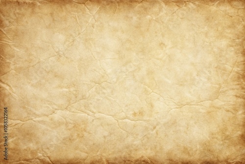 Cream-colored parchment sheet with subtle cracks and creases, reminiscent of aged book pages, cream, paper texture, brown, parchment, crackled